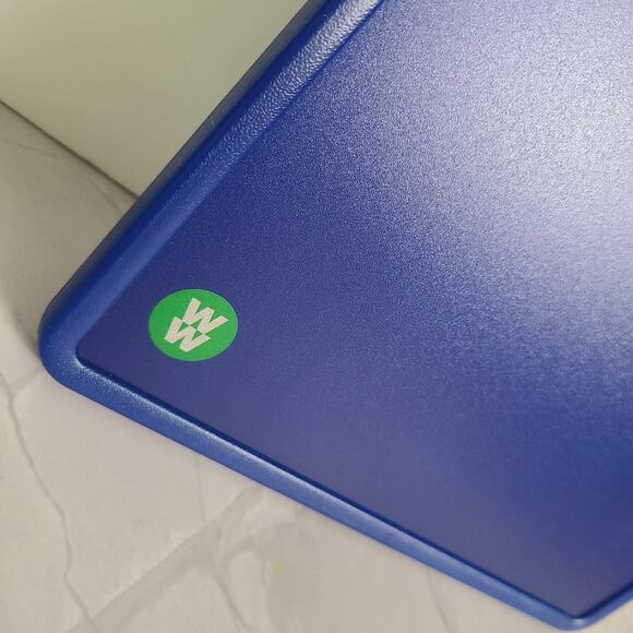 Weight Watchers Cutting Board Blue Hard Surface Not Flexible Vintage - Picture 6 of 12